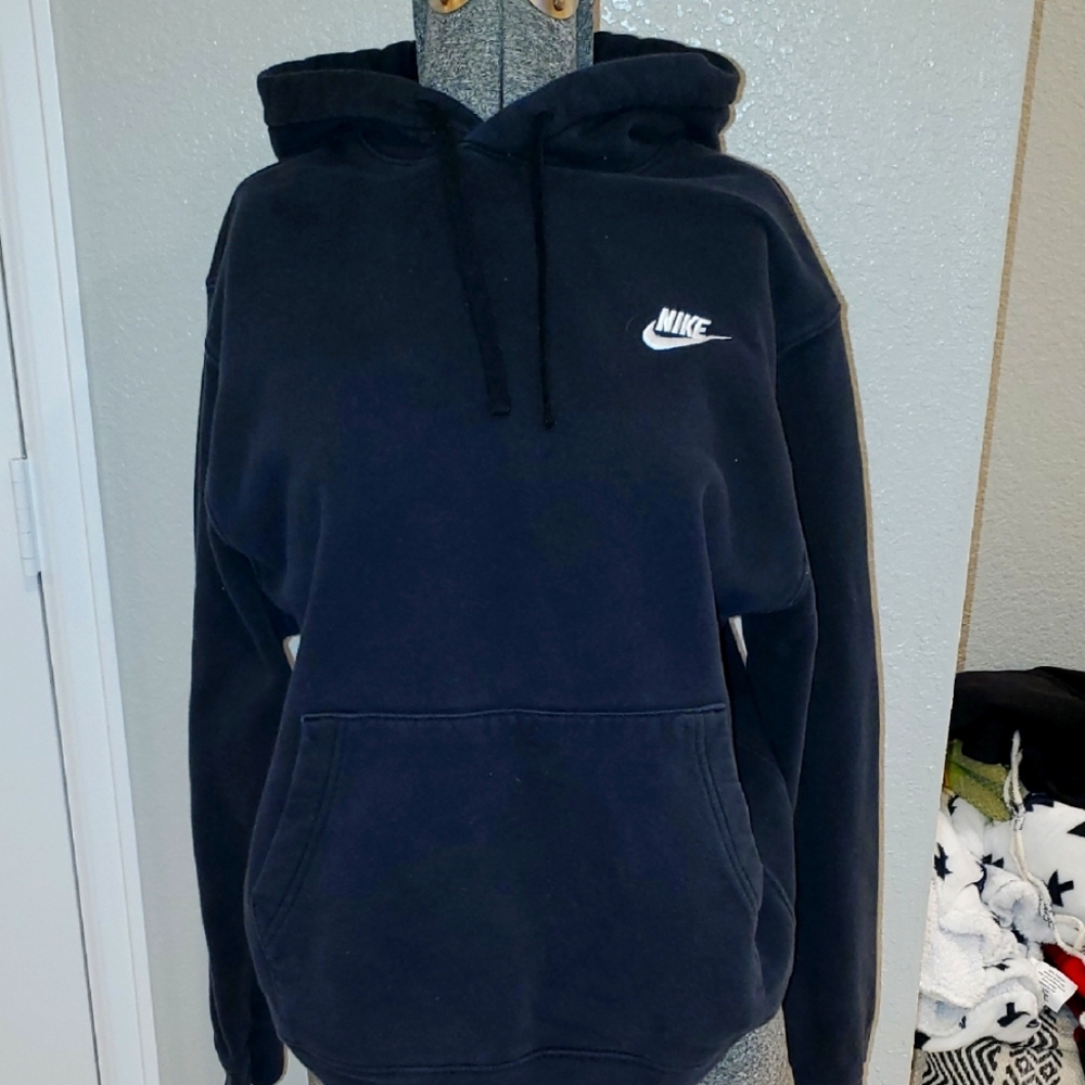 Nike Black Hoodie with Logo